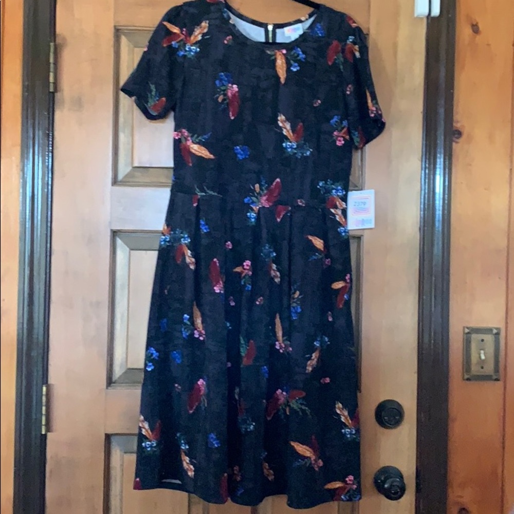 NWT LuLaRoe Amelia dress XL 18-20 Pockets!